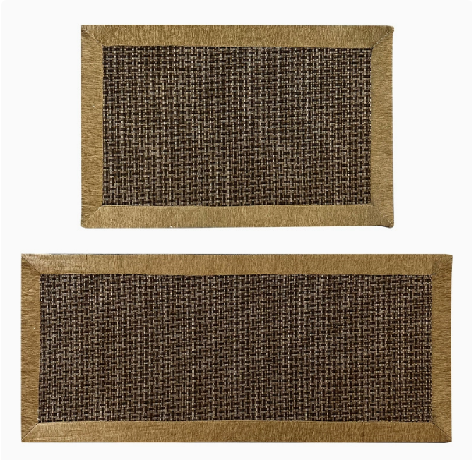 2-Pack Durable Kitchen Floor Mats, Non-Slip & Waterproof