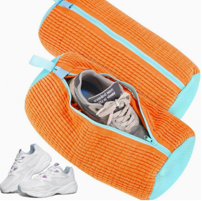 Padded Net Laundry Shoe Protector Bag for Washing